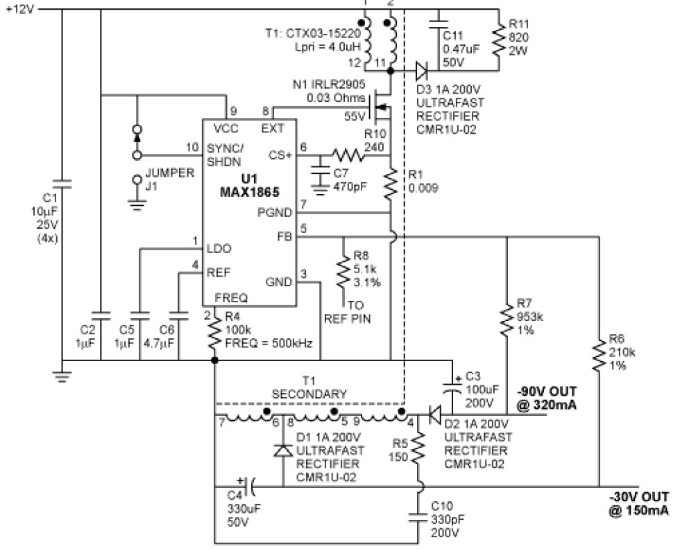 Dc Power Multi Output Circuits