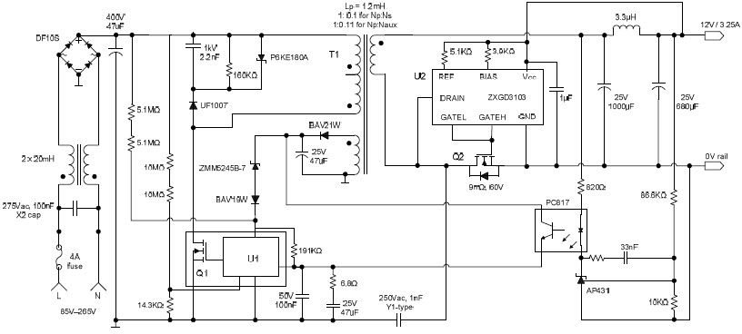 DN97 Reference Design | AC to DC Single Output Power