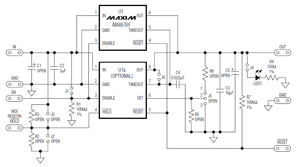 MAX6765EVKIT+ Reference Design DC to DC Single Output Power Supplies
