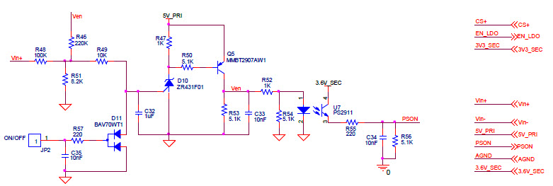 Schematic - On/Off Schematic (Sheet 5 of 5)