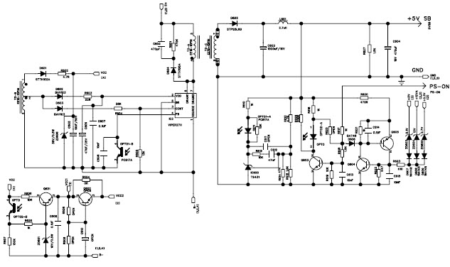 Electrical diagram: standby stage (Sheet 4 of 4)