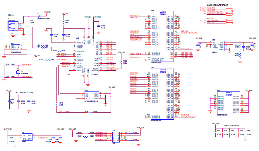 EPM240 Embedded USB Blaster (Sheet 19 of 30 )