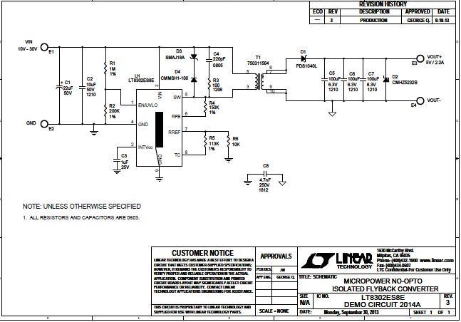 DC2014A Schematic