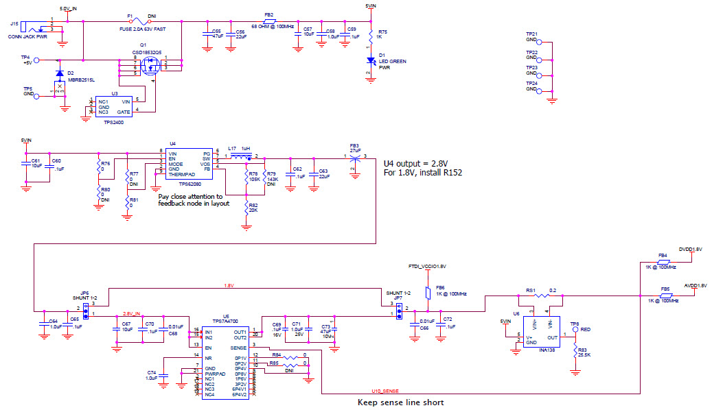 ADC34XX EVM - POWER SUPPLIES (Sheet 14 of 16)