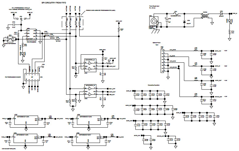 Power Supply Inputs and SPI Interface Circuitry (Sheet 9 of 9)