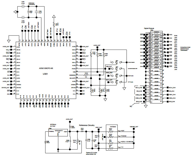 DUT, VREF and Digital Output Interface (Sheet 5 of 9)