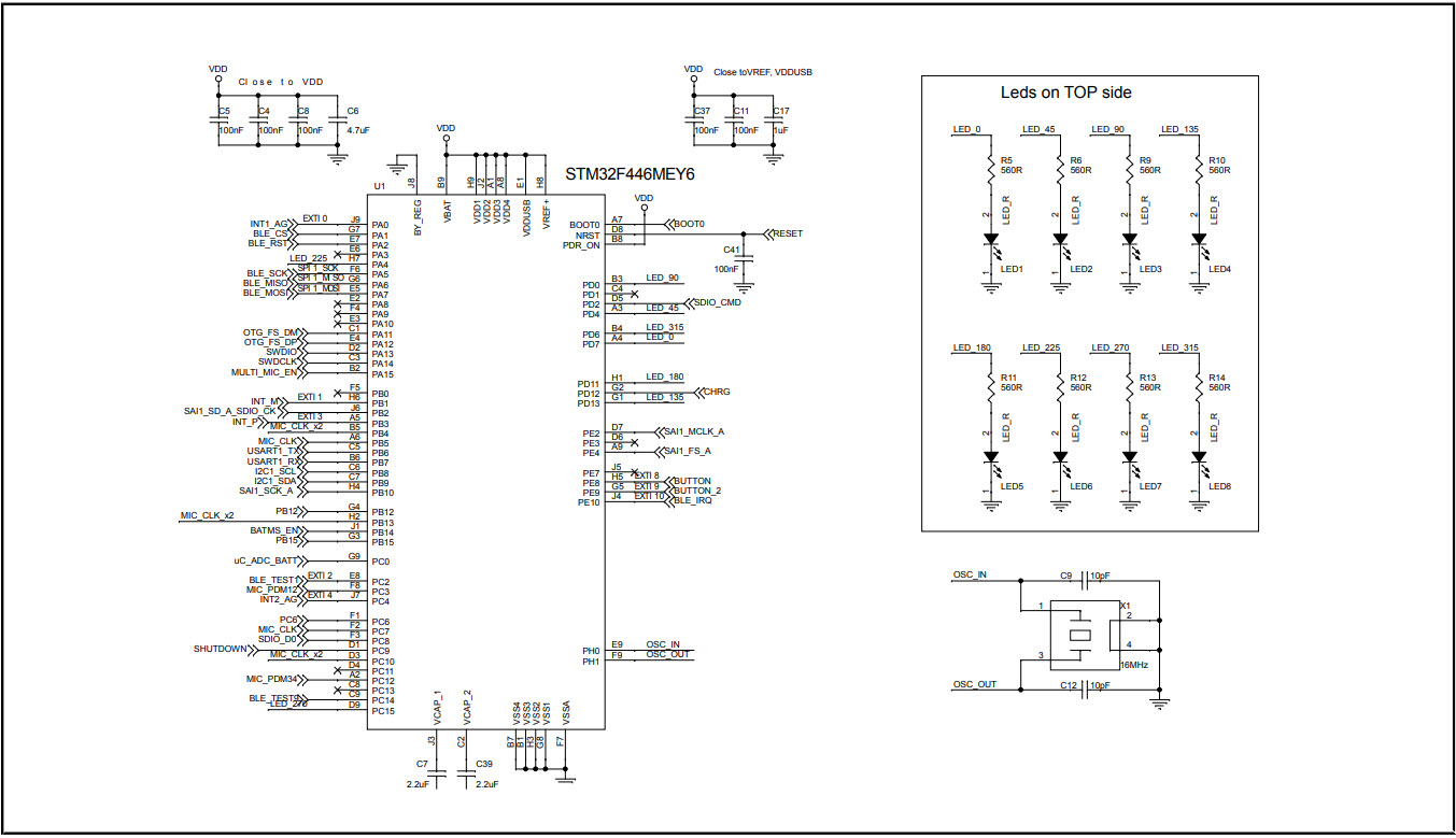 STM32F446MEY6 (Sheet 9 of 12)